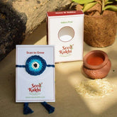 Neel Nazar Battu Eco-friendly Seed Rakhi (Seed: Kalonji)